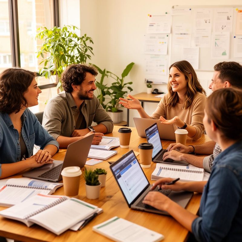 Nationally recognised community services training, Queensland Diverse students learning in an Australian community services classroom with experienced trainer
